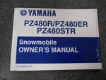 Nos Yamaha Snowmobile Owners Manual 1991 PZ480 Str LIT-12628-01-30 C. Fixed Price $68.99.
