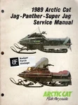 1989 Arctic Cat Jag Panther Super Service Manual Pn# 2254-496 MN1048. Fixed Price $19.95.