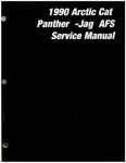 1990 Arctic Cat Jag Afs Panther Snowmobile Service Manual : 2254-574. Fixed Price $68.68.