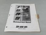 1999 Arctic Cat ZR600 Efi Snowmobile Printed Parts Manual Original Book. Fixed Price $19.76.