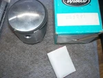 Vintage Snowmobile Yamaha 1974 GP433F Oversize Wiseco Piston Kit 2217P1. Fixed Price $69.95.