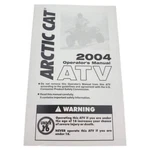 Arctic Cat 2004 Atv Operators Manual, 2256-934. Fixed Price $165.95.
