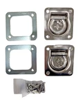 Caliber D-ring Anchor 2-PIECE Stainless Steel Tie Down Kit. Fixed Price $59.95.
