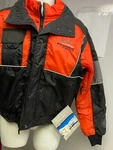 Lady's Ice Rider Snowmobile Mustang Jacket,new,size 14 16,BLACK/ORANGE/SILVER. Fixed Price $199.00.