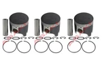 For Yamaha GP1200R XLT1200 Piston Set (47-407 66V-11635-00+RING)X3 Oversize 0.25. Fixed Price $174.96.