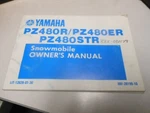 Yamaha Factory Snowmobile Owner's Manual 91 PZ480R/ER/STR LIT-12628-01-30. Fixed Price $24.18.