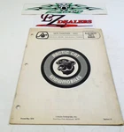 1975 Arctic Cat Panther 440 Illustrated Parts Manual Book 0185-051. Fixed Price $14.99.