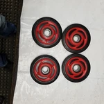 2002-05 Polaris Pro X Rmk Switchback 600 800 Red Swirl Mid Bogie Wheels 1590319. Fixed Price $31.50.
