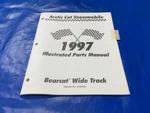 1997 Arctic Bearcat Wt Widetrac Illustrated Parts Manual Original Book. Fixed Price $9.99.