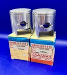 New Genuine 1979 Kawasaki SS340-A1 Invader Std Piston Set (qty Of 2) Jbp. Fixed Price $124.95.