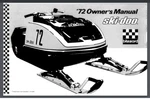 1972 Ski-doo Blizzard Snowmobile Owners Manual 18 Pages Comb Bound. Fixed Price $15.95.