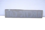 New Oem Arctic Cat White Sticker Decal 8"X1 1/4" Nos. Fixed Price $30.59.