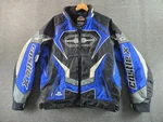 Castle X Racewear Snowmobile Jacket Mens Medium Blue Switch Zip Out Liner Vented. Fixed Price $44.99.