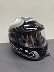 Mossi A-630 Full Face Dot Helmet Motorcycle Motocross Mx Atv White Black Size. Fixed Price $19.99.