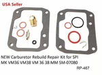New Carburetor Rebuild Repair Kit For Spi Mk VM38 Mm SM-07080. Fixed Price $15.00.