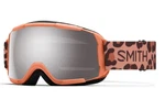 Smith Grom Youth Snow Goggles Coral Cheetah Print, Sun Platinum Mirror Lens New. Fixed Price $90.00.