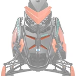 Polaris Snowmobile 2021-2026 Matryx Orange Burst Grill Inserts 2884979-647. Fixed Price $89.99.