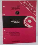 John Deere 440 Sportfire Snowmobile Dealer Service Operator's Manual OM-M69605. Fixed Price $8.99.