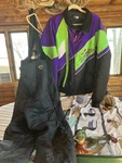 Vintage Mens Arctic Cat Zr 2 Piece Snowmobile Suit. Fixed Price $95.00.