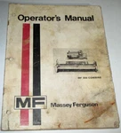 Massey Ferguson Mf 300 Combine Operators/owners Manual 690-553-M8 6-76 Original!. Fixed Price $12.74.