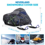 Neverland Trailerable Waterproof Snowmobile Sled Cover Full Storage Universal. Fixed Price $39.99.