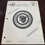 1974 Arctic Cat Snowmobile El Tigre Parts Manual P/n 0185-038 (C09). Fixed Price $20.99.