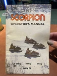 Scorpion Snowmobile 1979 Operators Owners Manual Booklet Lil Whip Sting Tk. Fixed Price $25.00.