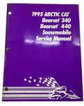 1995 Arctic Bearcat 340 440 Snowmobile Service Manual Form No. 2255-127. Fixed Price $34.99.