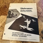 Johnson Snowmobile Skee-horse Service Manual 1971 And 25-201RSA Rare!. Fixed Price $26.52.