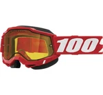 100% Accuri 2 Snow Goggles (one Size Fits Most, Red / Yellow Lens). Fixed Price $70.26.