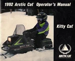 1992 Arctic Cat Snowmobile Kitty Operator Manual P/n 2254-705 (224). Fixed Price $27.48.