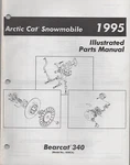 1995 Arctic Snowmobile Bearcat 340 Illustrated Parts Manual P/n 2255-164. Fixed Price $18.69.