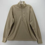 Us Military Shirt Medium Beige Sleeping Base Layer 1/4 Zip Active Force Heat. Fixed Price $16.99.