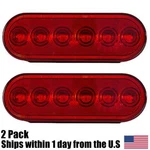 (2) Buyers 5626156 6-INCH Oval Stop Turn Tail-light With Leds. Fixed Price $34.99.