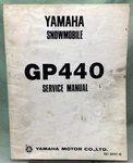 Genuine Yamaha LIT-12618-A1-00 Snowmobile GP440 Service Manual 1976. Fixed Price $37.44.