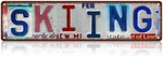 Vintage Sport Street Skiing Wall Decor Metal Tin For Bar Home Bedroom. Fixed Price $23.09.