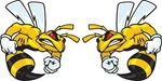 Ski-doo Angry Bee / Pair Decal Vinyl Snowmobile Graphic, Car, Truck, Sticker. Fixed Price $8.97.