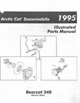 1995 Arctic Snowmobile Illustrated Parts Manual Bearcat 340- 2255-164. Fixed Price $12.50.