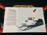 Polaris Limited Snowmobile Poster Vintage Sled ((72TX500)). Fixed Price $21.88.