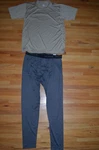 Us Mili United Base Layer Ii Short Sleeve Crew Shirt & Gg Bottoms Lg. Fixed Price $19.00.