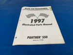 1997 Arctic Cat Panther 550 Snomo Illustrated Parts Manual Original Book. Fixed Price $12.95.