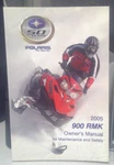 2005 Polaris 900 Rmk Owner's Manual. Fixed Price $15.00.