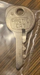 New Genuine Oem Nos Vintage Arctic Cat Ignition Key D Part 0109-355. Fixed Price $5.99.