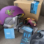 Wildhorn Spire Snowboard & Ski Helmet W/ Goggles For Kids Octopus Plum, Youth Xs. Fixed Price $42.00.