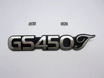 82 83 Suzuki GS450T Oem Left & Right Side Cover Emblem Badge Mark 68131-44300. Fixed Price $35.00.