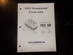 1972 Arctic Enterprises Kawasaki Free Air T3A-R2A Series Parts Manual (213). Fixed Price $15.00.