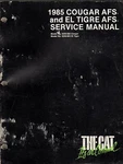 1985 Arctic Cat Cougar, El Tigre Snowmobile P/n 2254-311 Service Manual (823). Fixed Price $29.99.