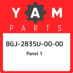 8GJ-2835U-00-00 Yamaha Panel 1 8GJ2835U0000, New Genuine Oem Part. Fixed Price $105.46.