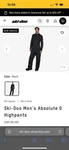 Nwt Ski-doo Men's Bc Aspect Highpants Snow Black Size Xl. Fixed Price $165.00.