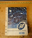 Yamaha 1998 Snowmobile Technical Update Manual Oem LIT-12468-00-98. Fixed Price $24.58.